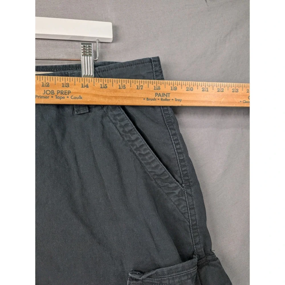 Wrangler Mens Relaxed Fit Cargo Pants Black 36x30